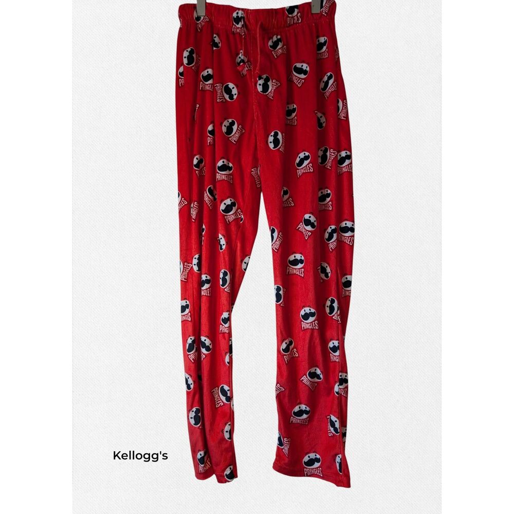 Pringles Kellogg’s Pajama Lounge Pants Mens Bottoms Logo Print  Sz M